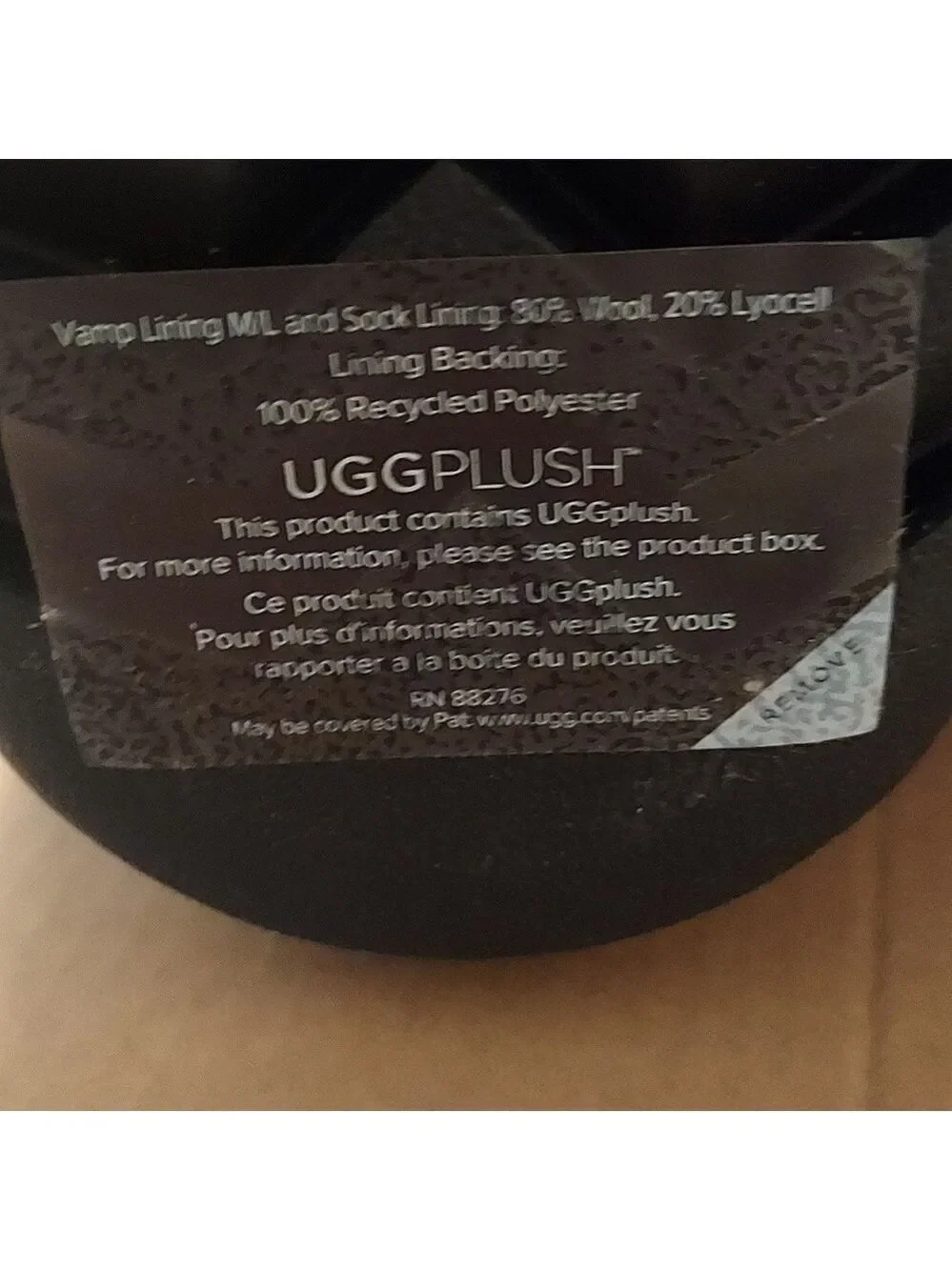 Ugg Classic Maxi Wavelength Short Black White Logo